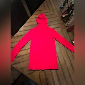 Athleta Flurry Balaclava long-sleeve hoodie  red size small